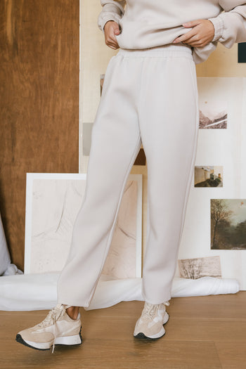 sweatpants in bone