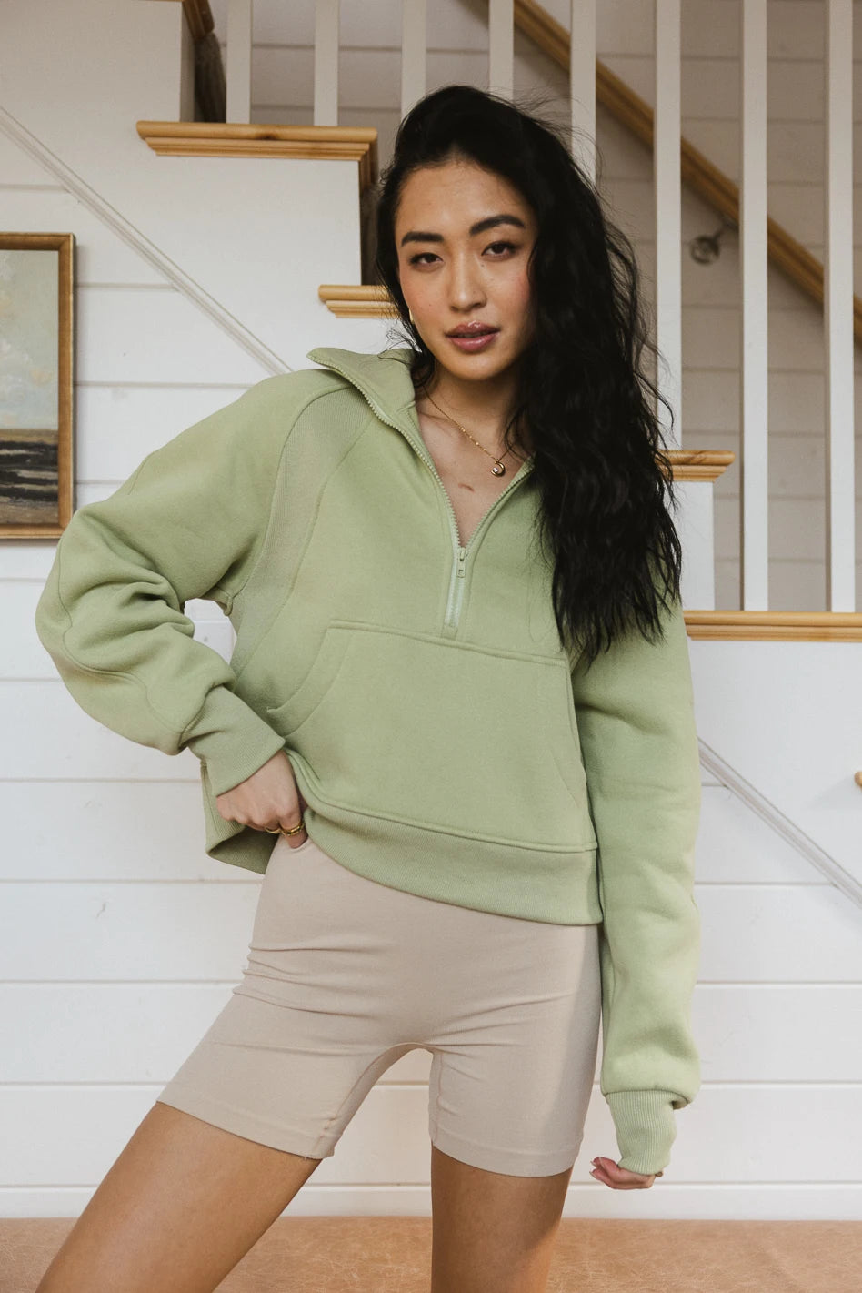 Sweater in sage 