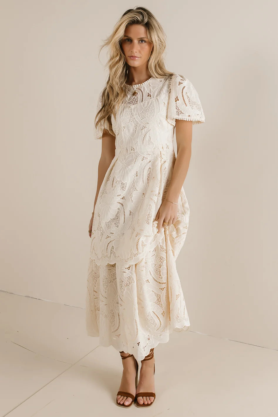Dress in cream 