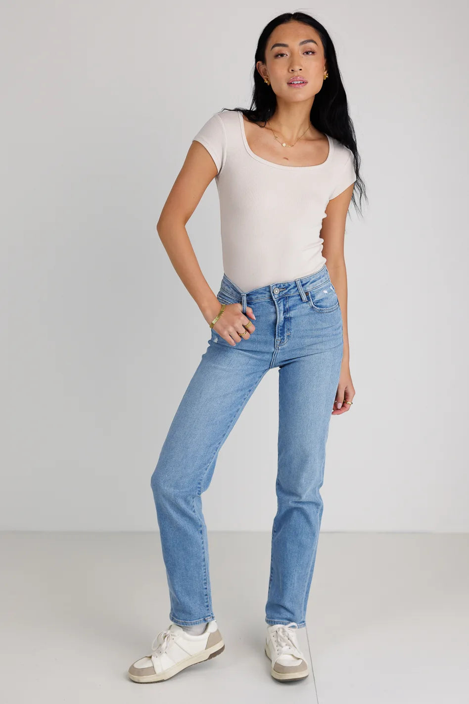 Bodysuit in bone 