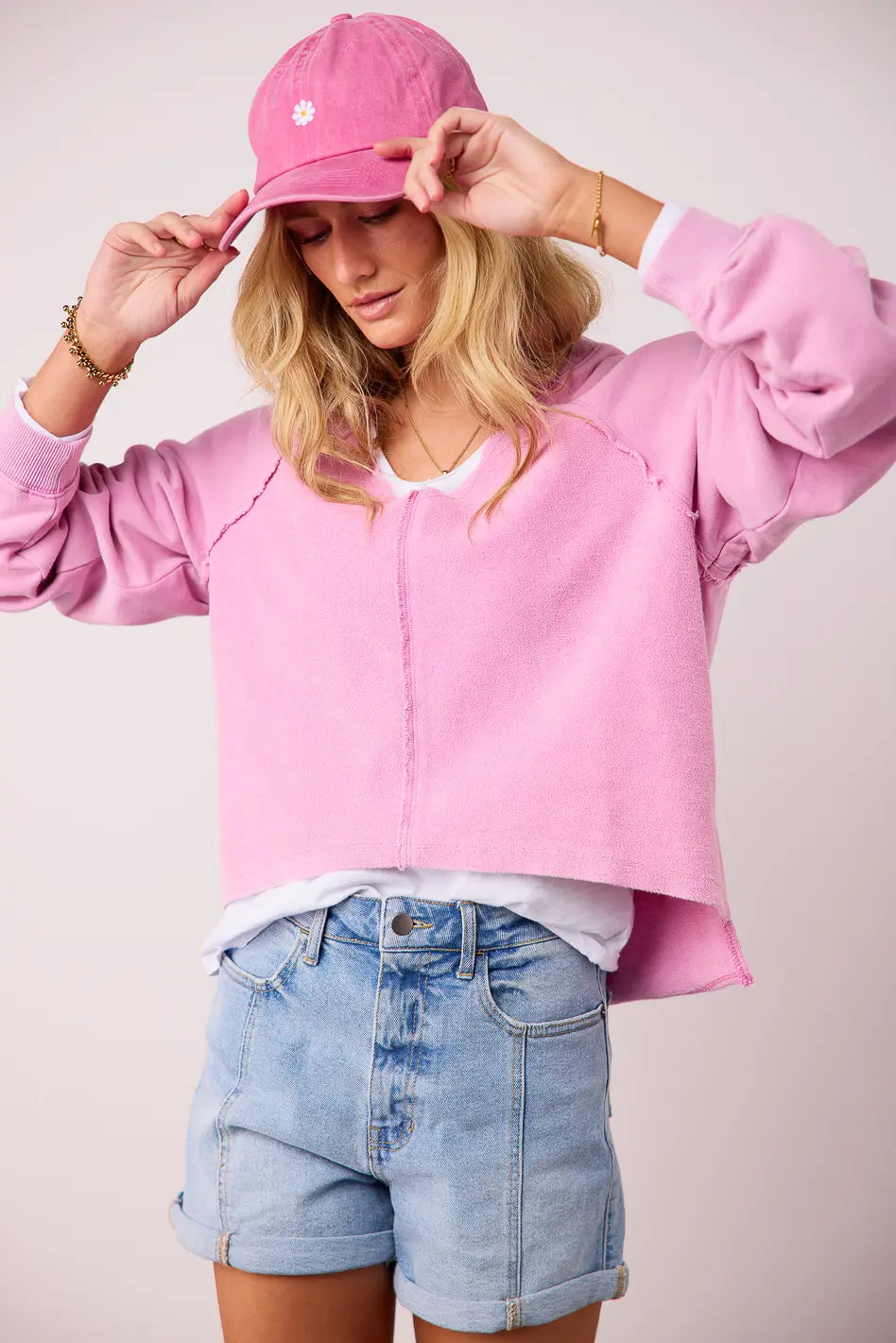 Pink sweater