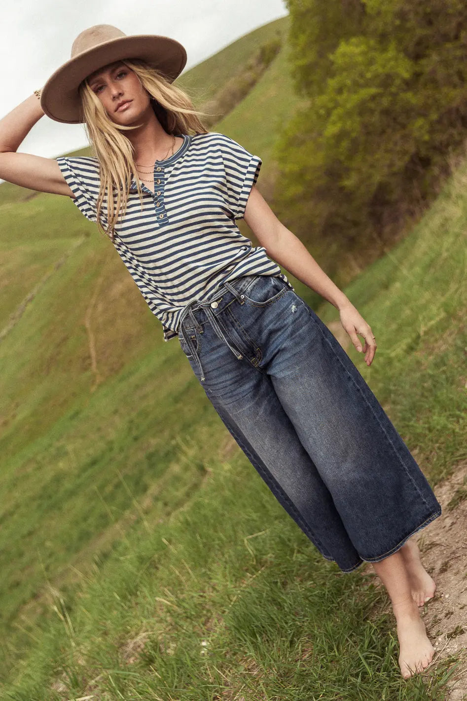 Wide legs denim
