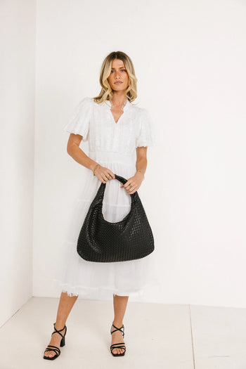 Shoulder bag in black 