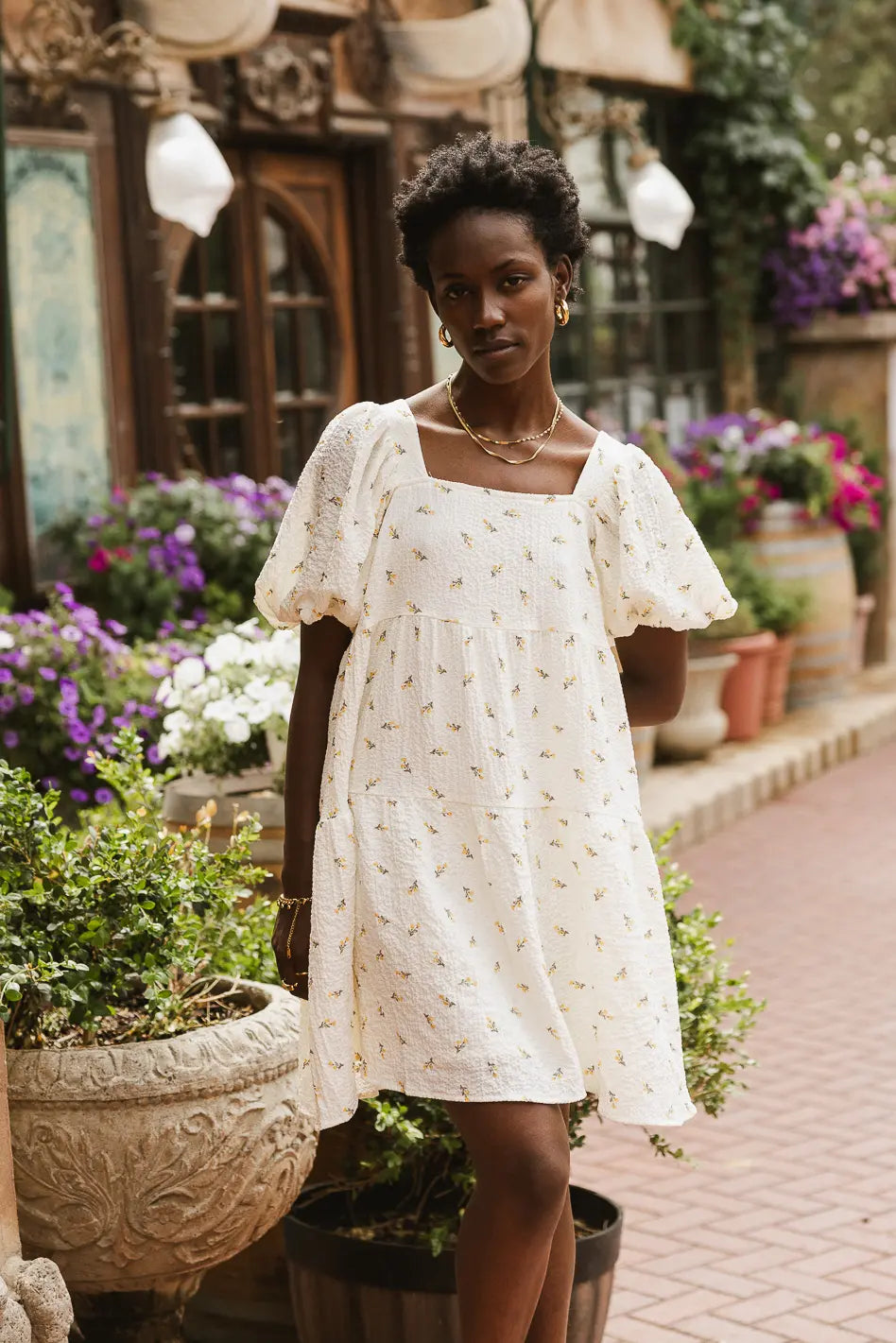 Floral  mini dress 