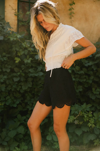 Black shorts 
