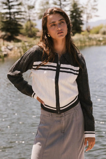 Zip up sweater