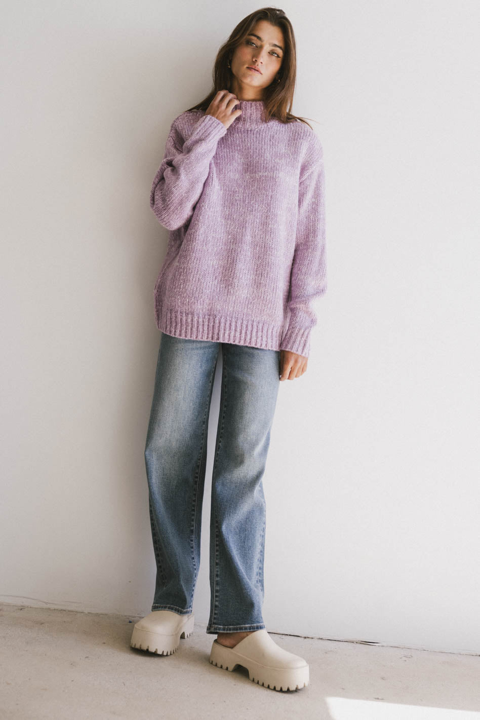 PURPLE SWEATER