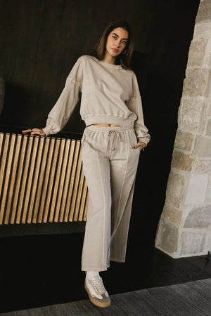 Sutton Sweatpants in Bone - FINAL SALE