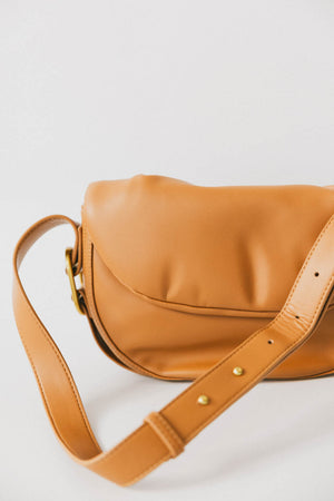 Rumble Vegan Leather Bag in Tan - FINAL SALE