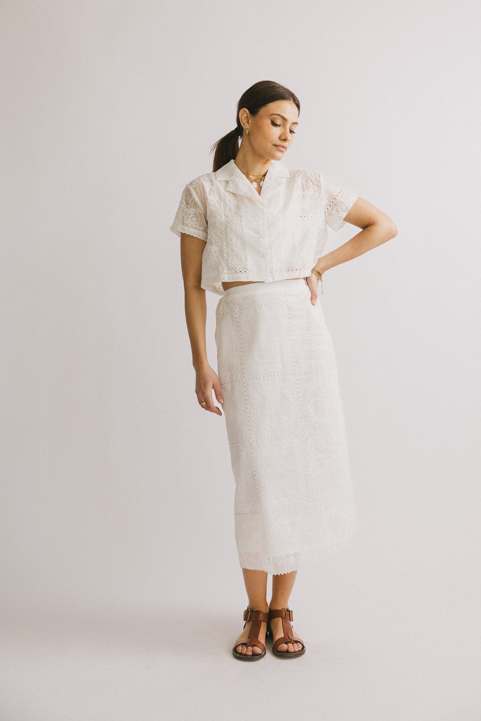 collared crop top