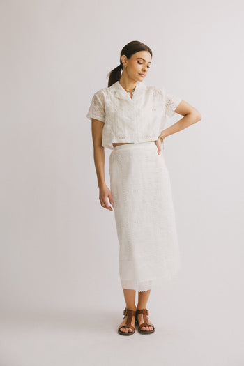 collared crop top