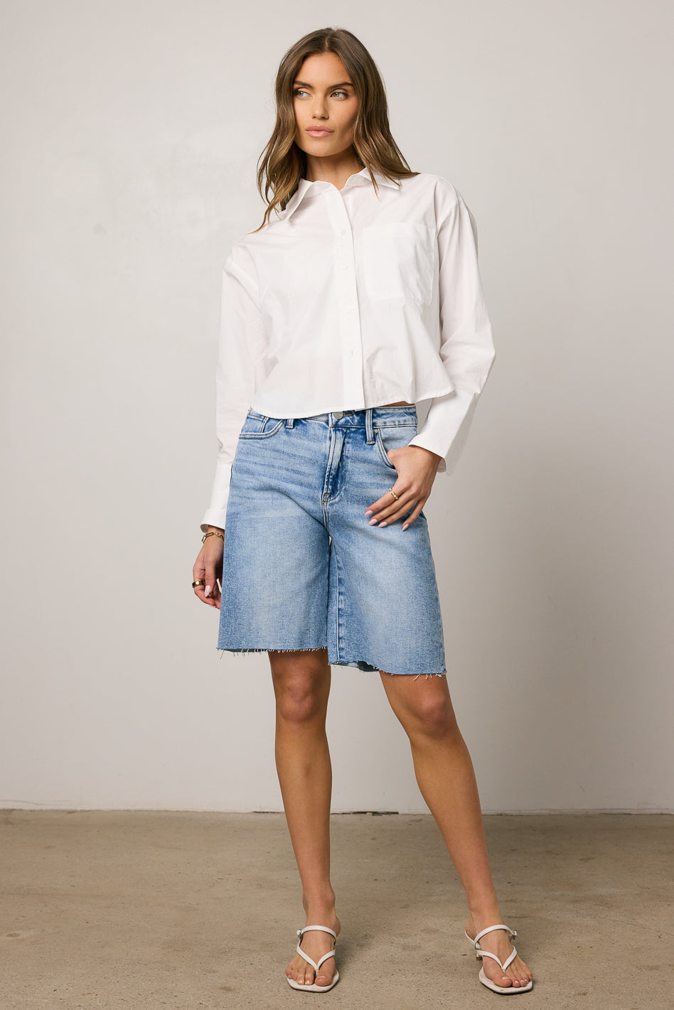 mid rise shorts