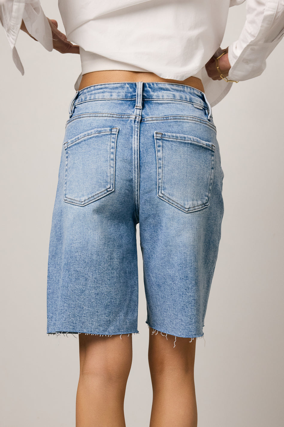 distressed hemlines