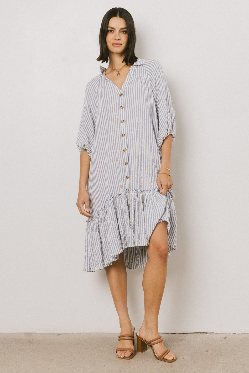 button up dress 