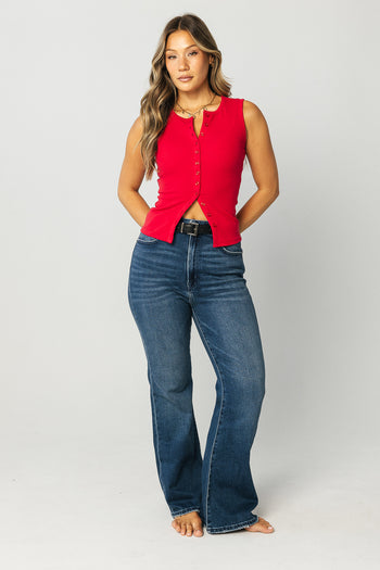 HIGH RISE DENIM JEANS