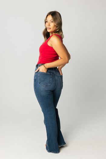 WOMENS FLARE JEANS