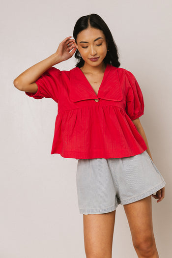 FLOWY BRIGHT BLOUSE