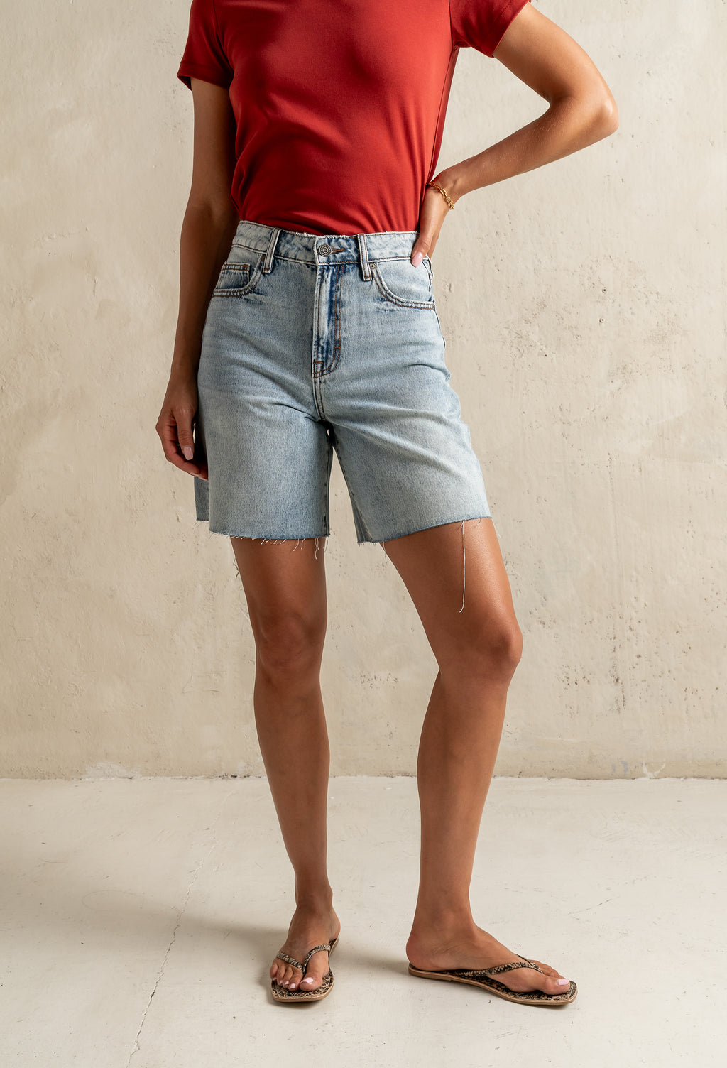 Mckenna T-Shirt in Brick - FINAL SALE