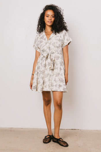 collared mini dress 