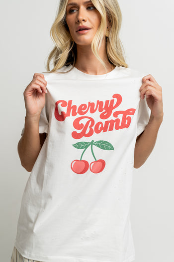 WHITE GRAPHIC TEE