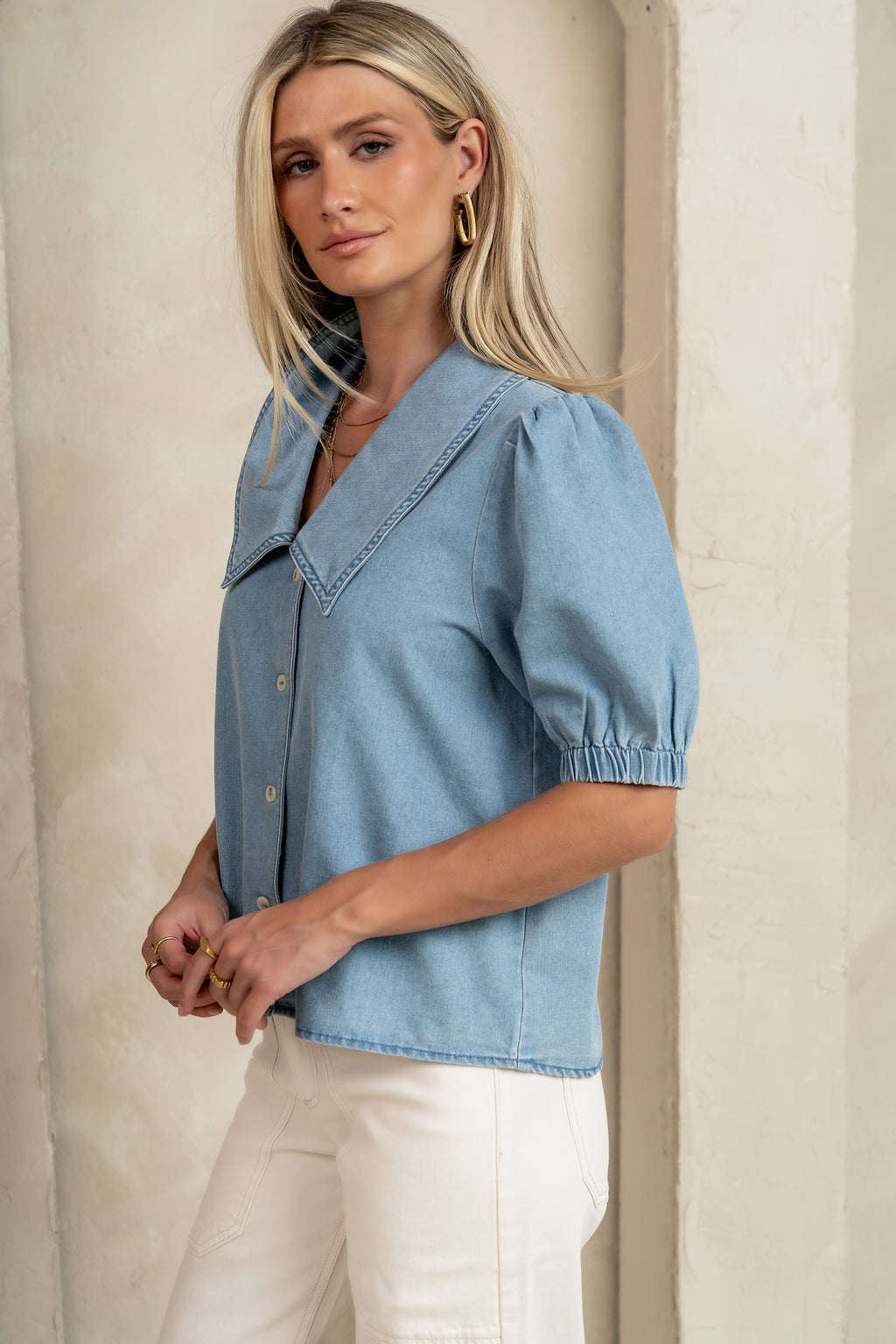 Denim Button Up