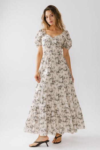 FLORAL MIDI DRESS