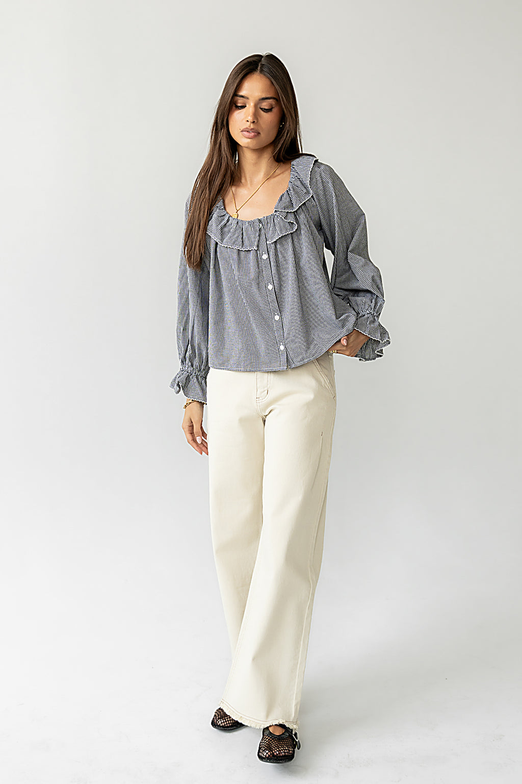 Gingham top
