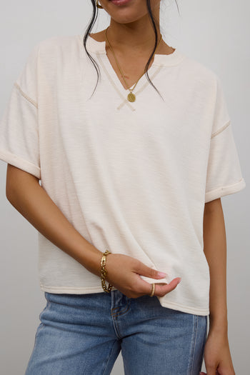  Oversized Top IN CREAM