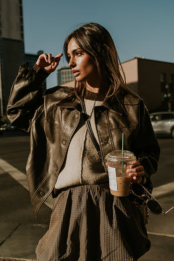 Jacket in Brown