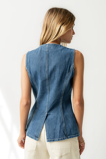 Hudson Denim Vest in Dark Wash - FINAL SALE
