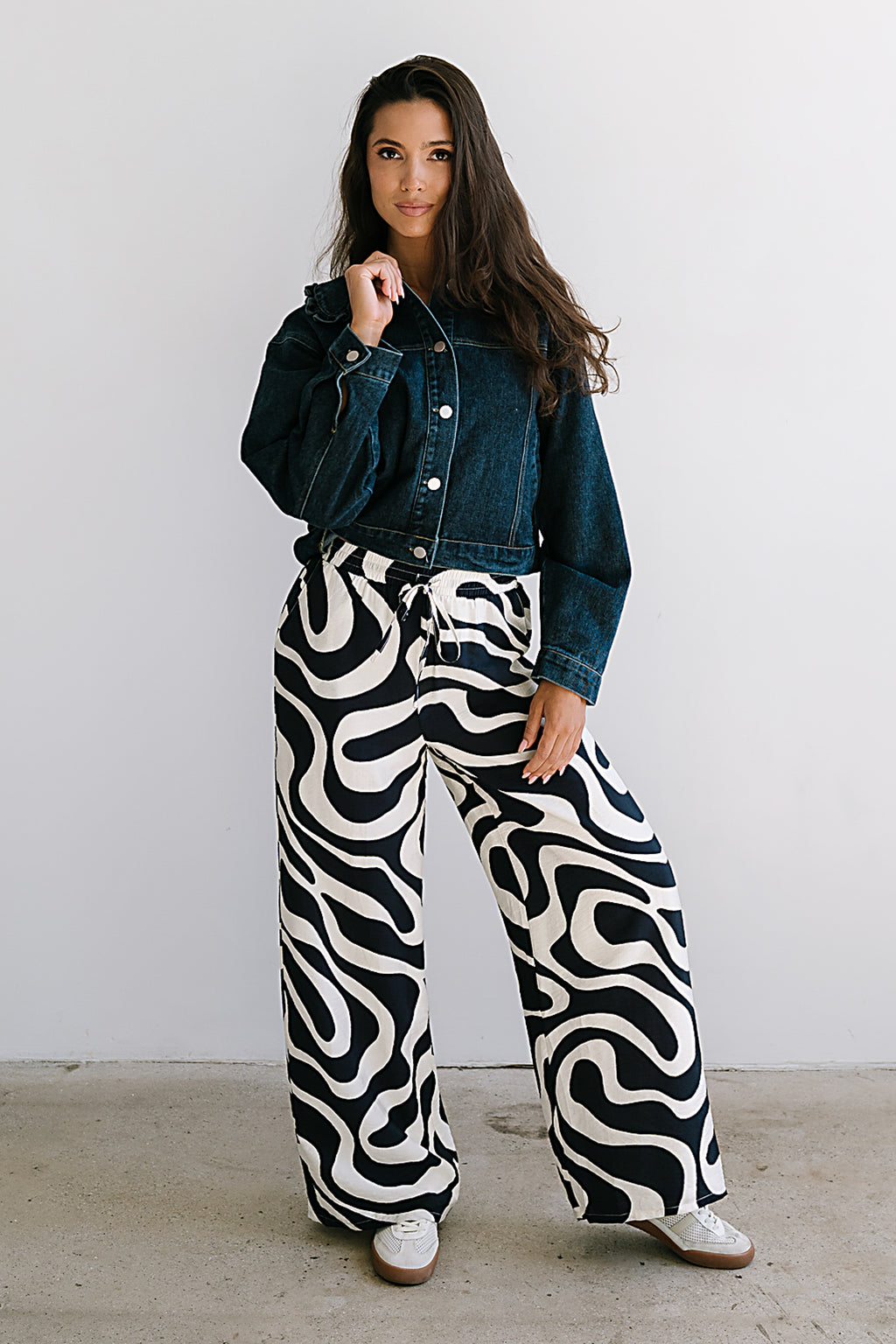 Remy Abstract Wide Leg Pants - FINAL SALE