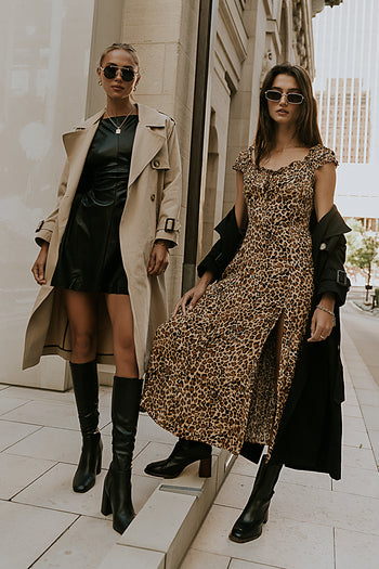 Xiomara Vegan Leather Mini Dress - FINAL SALE