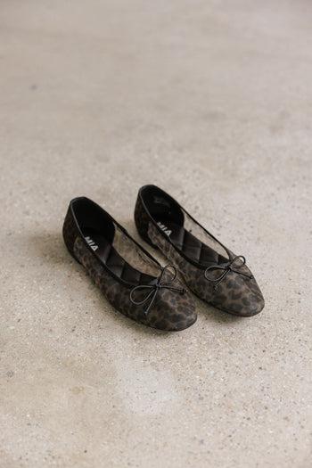 Valtina Leopard Ballet Flats - FINAL SALE