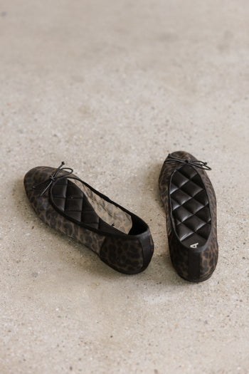 Valtina Leopard Ballet Flats - FINAL SALE