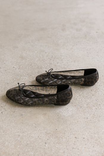Valtina Leopard Ballet Flats - FINAL SALE
