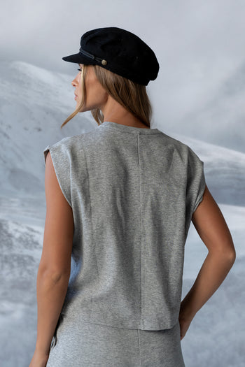 Benji Muscle Tee in Grey - FINAL SALE