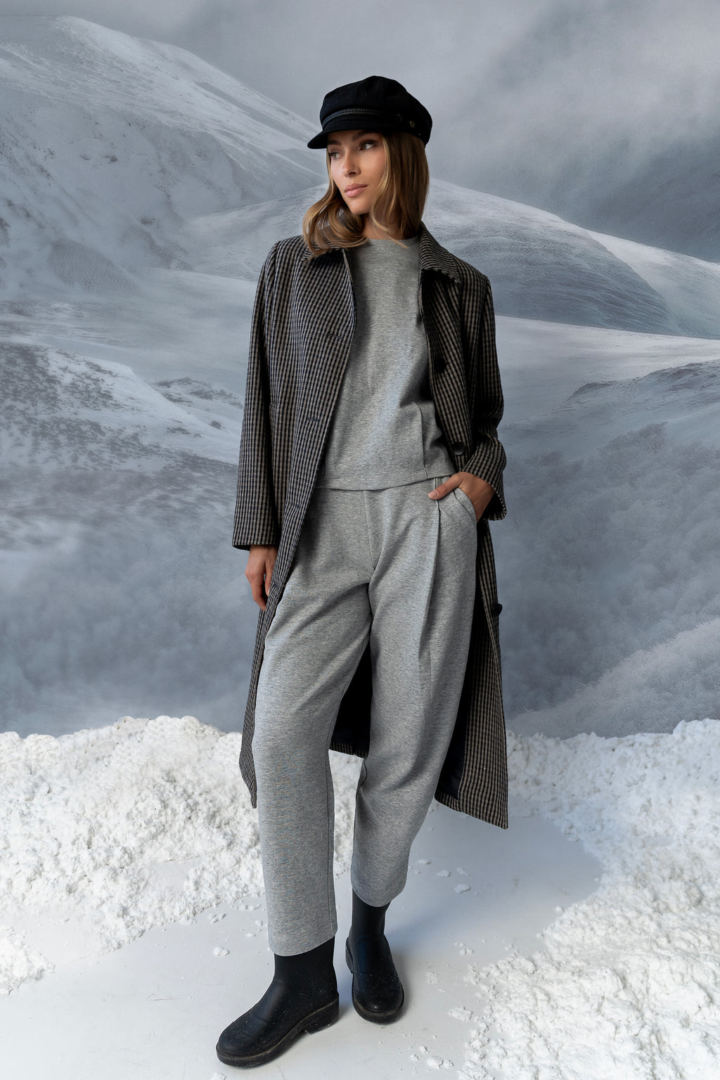 Benji Barrel Sweatpants in Grey - FINAL SALE