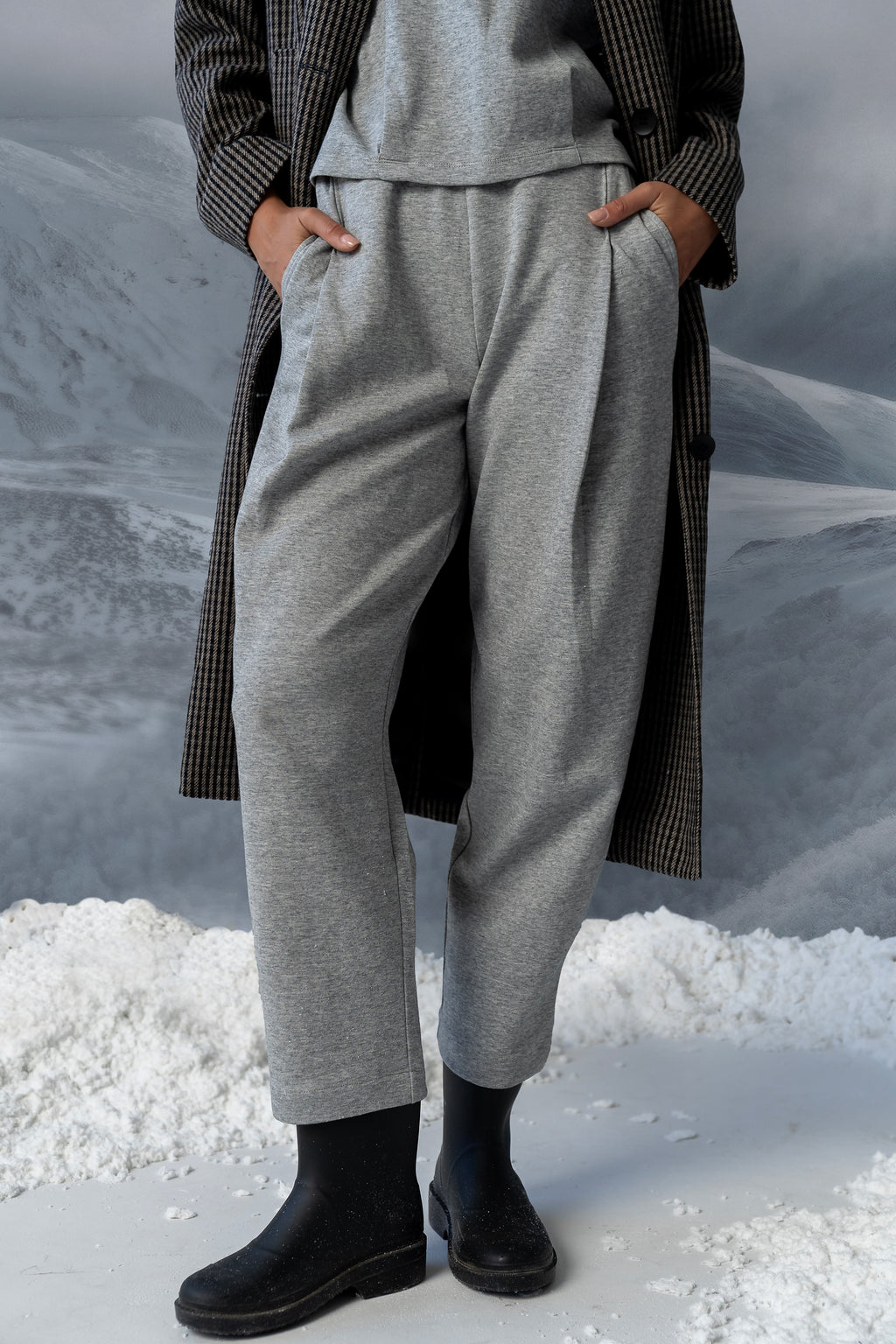 Benji Barrel Sweatpants in Grey - FINAL SALE