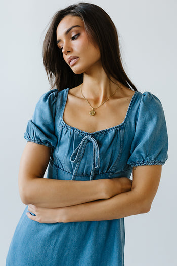 Candice Denim Midi Dress - FINAL SALE