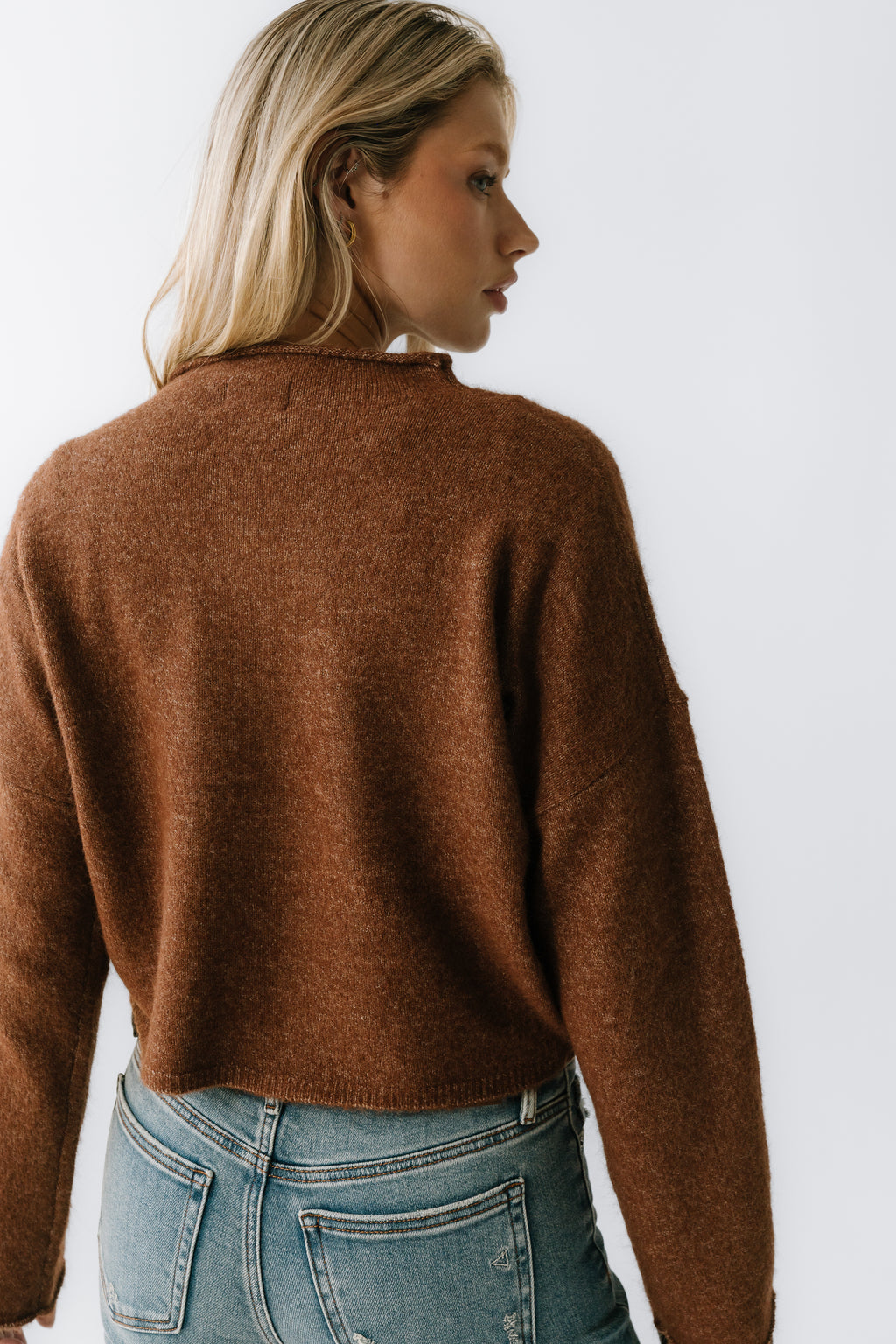 Maci Cardigan in Brown - FINAL SALE