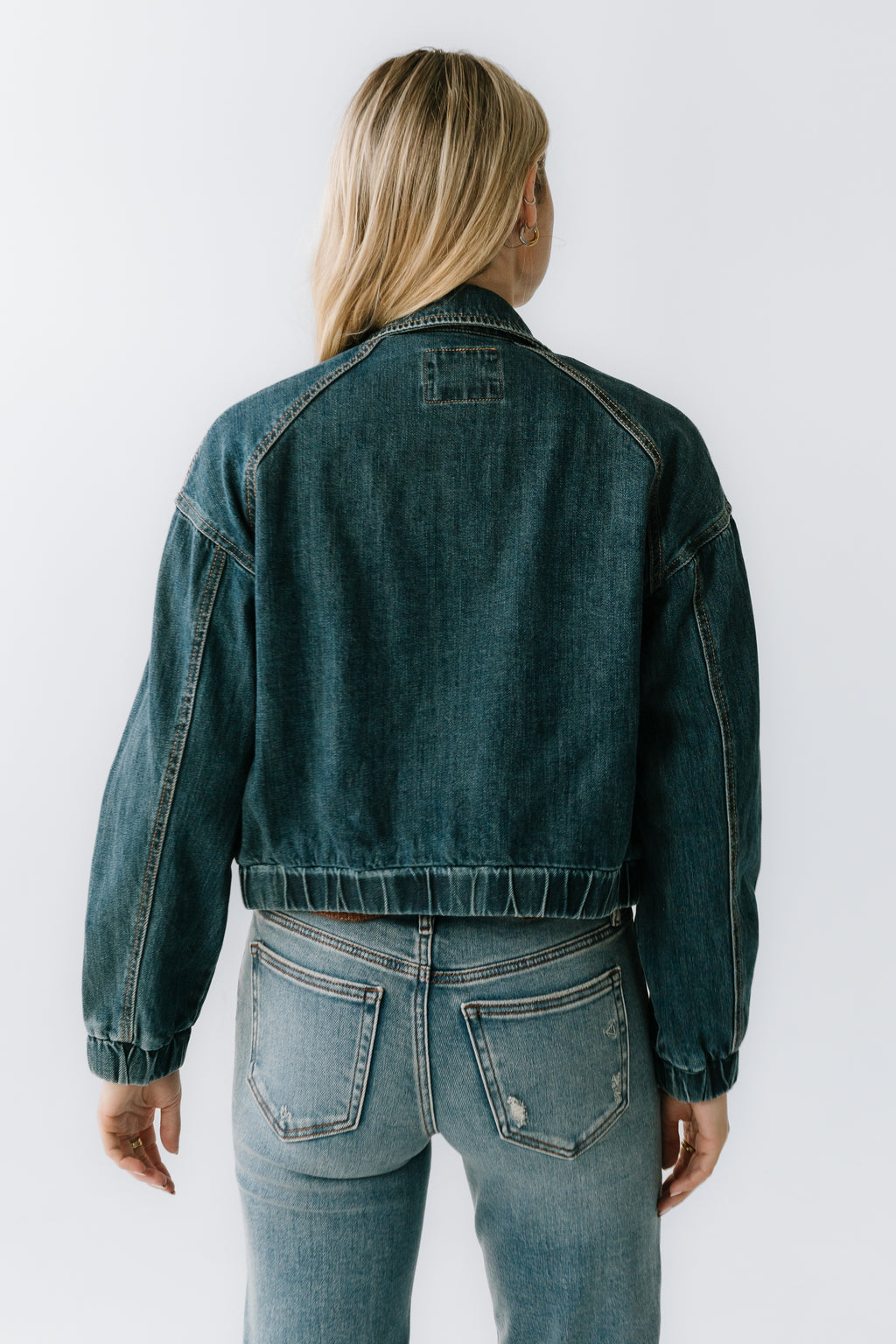 Rosette Denim Jacket - FINAL SALE