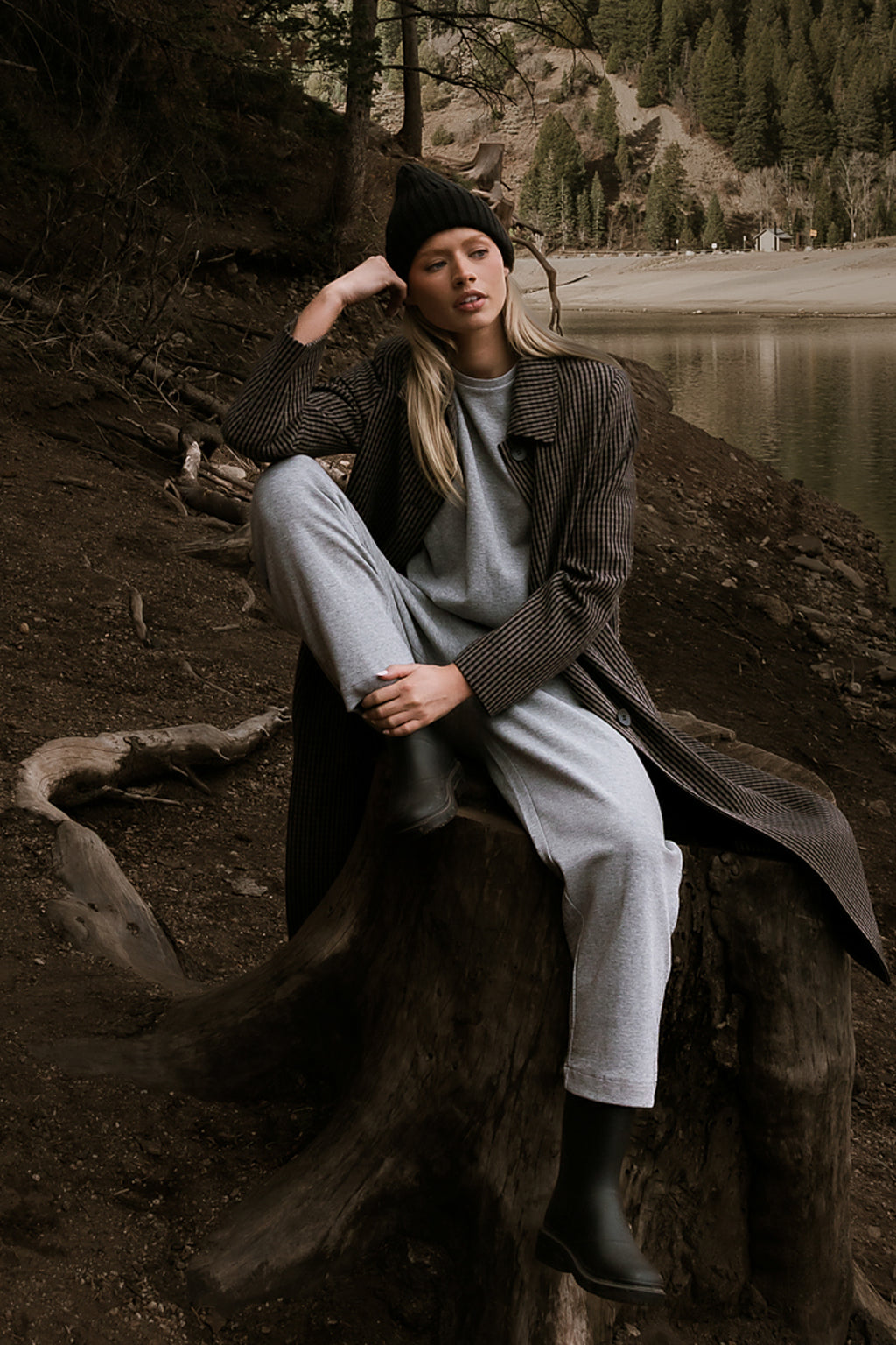 Benji Barrel Sweatpants in Grey - FINAL SALE