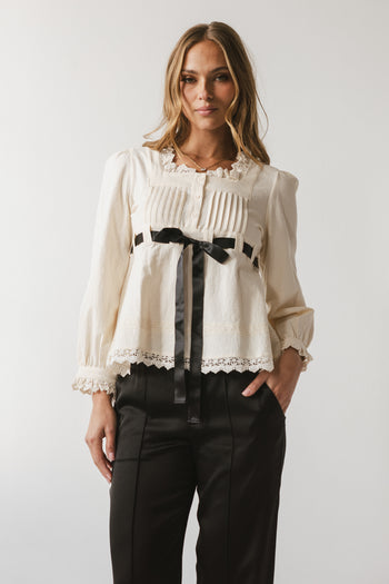 Rory Crochet Blouse - FINAL SALE