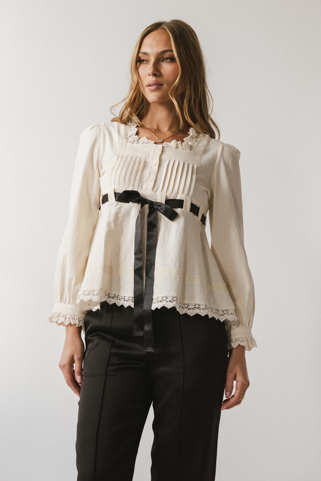 Rory Crochet Blouse - FINAL SALE