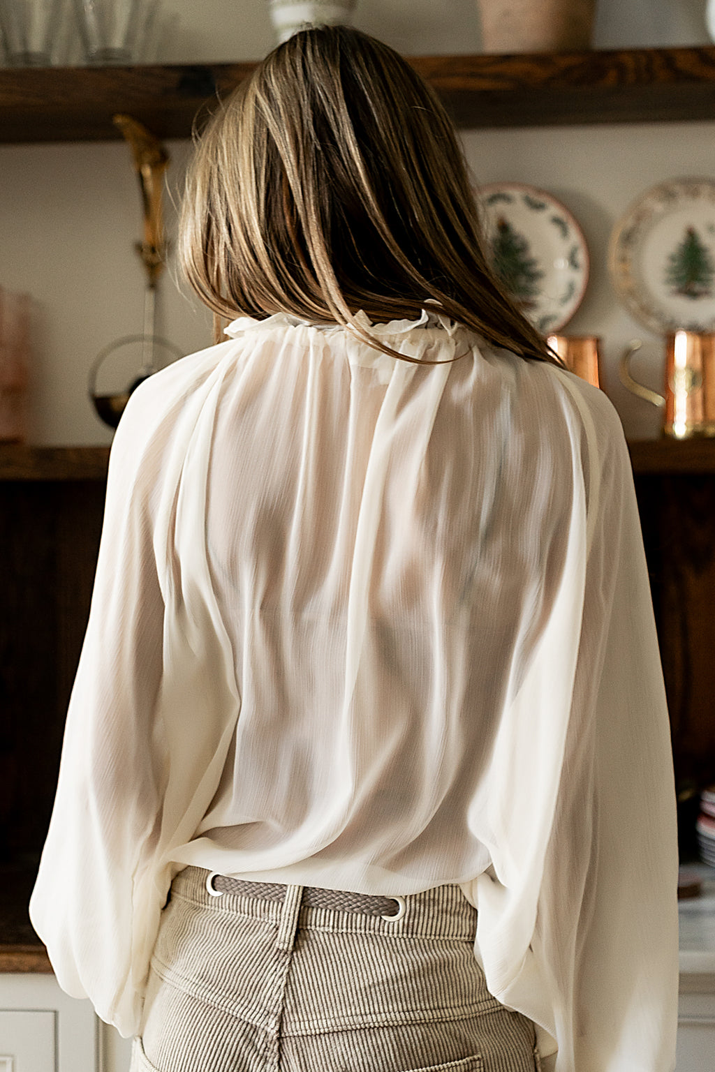 Caylee Sheer Blouse - FINAL SALE