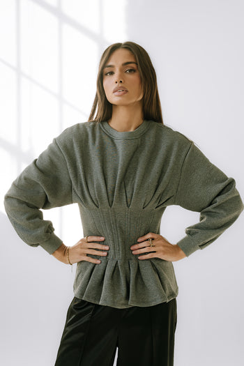York Pleated Sweater - FINAL SALE