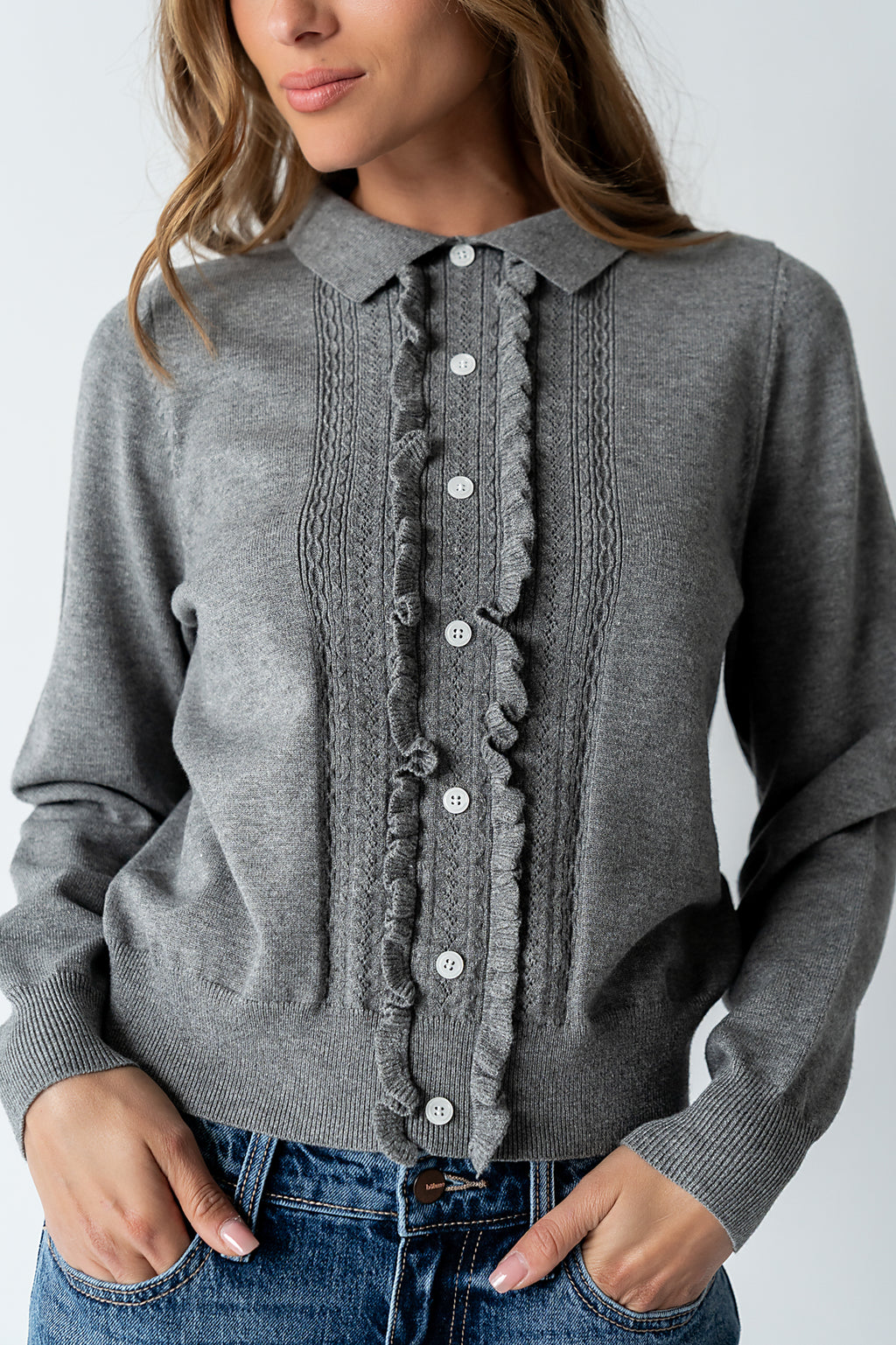 Isla Collared Sweater - FINAL SALE