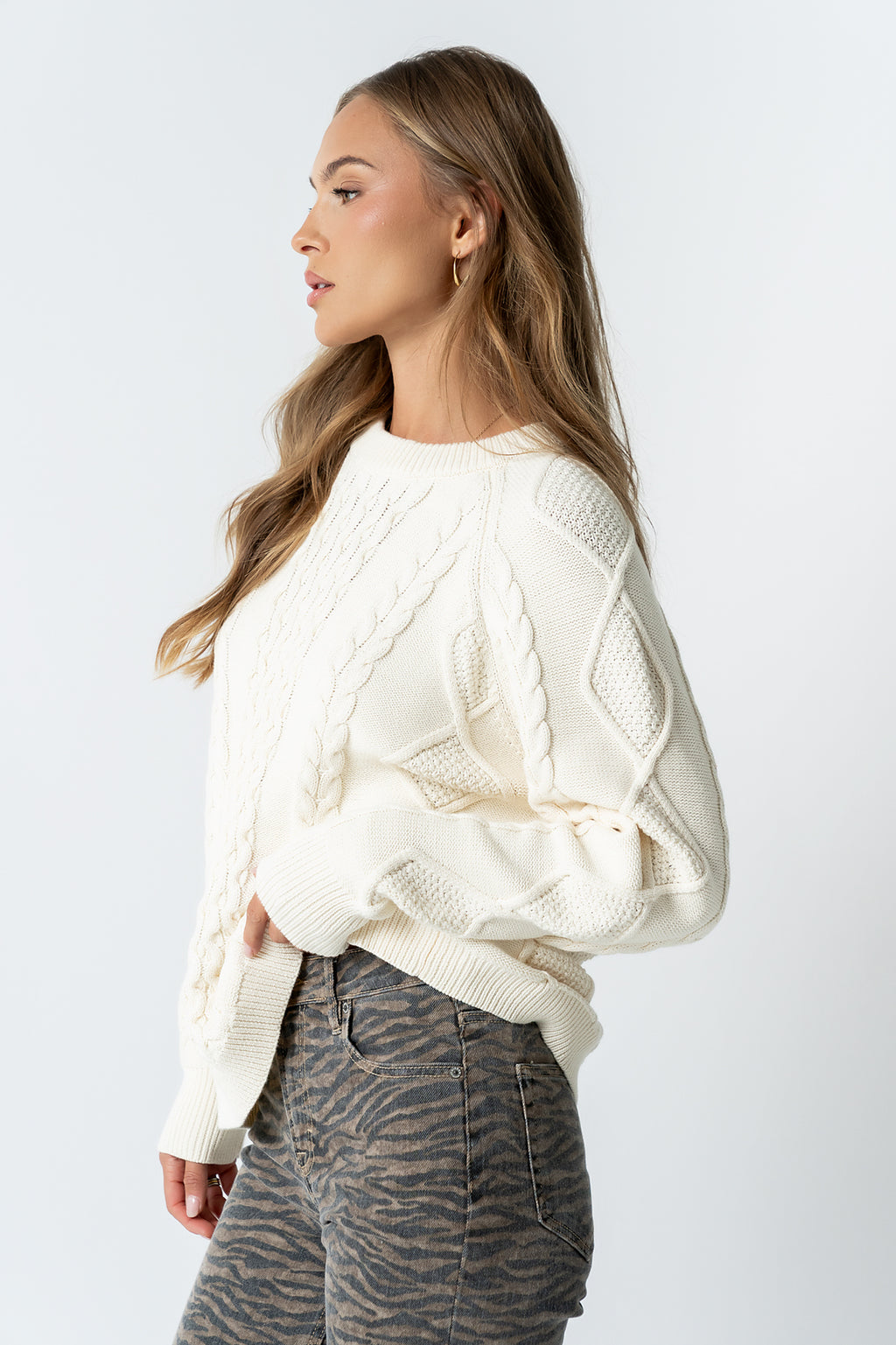 Toni Cable Knit Sweater - FINAL SALE