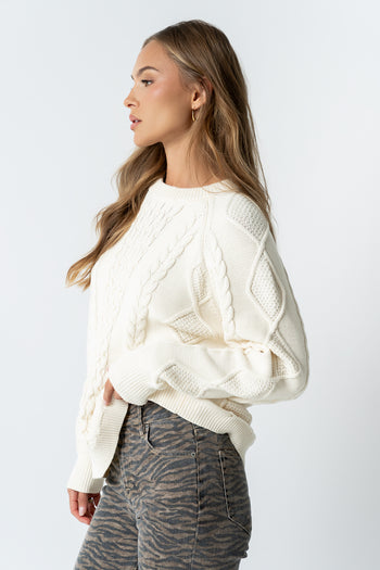 Toni Cable Knit Sweater - FINAL SALE