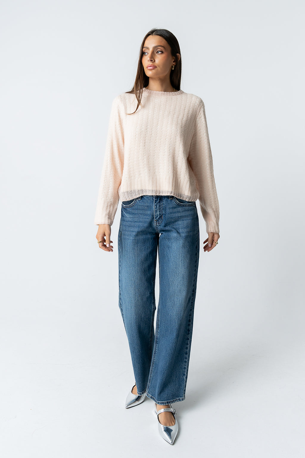 Leo Layered Sweater in Pink - FINAL SALE